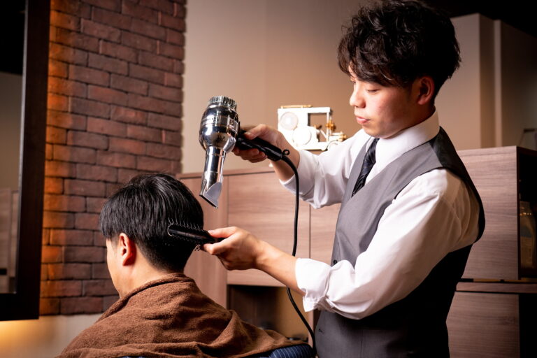 BARBER LUANES ヘアセット風景画像