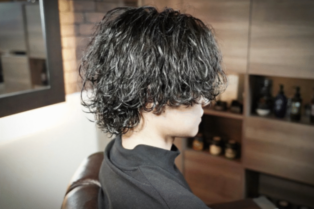 波巻きパーマ カット画像