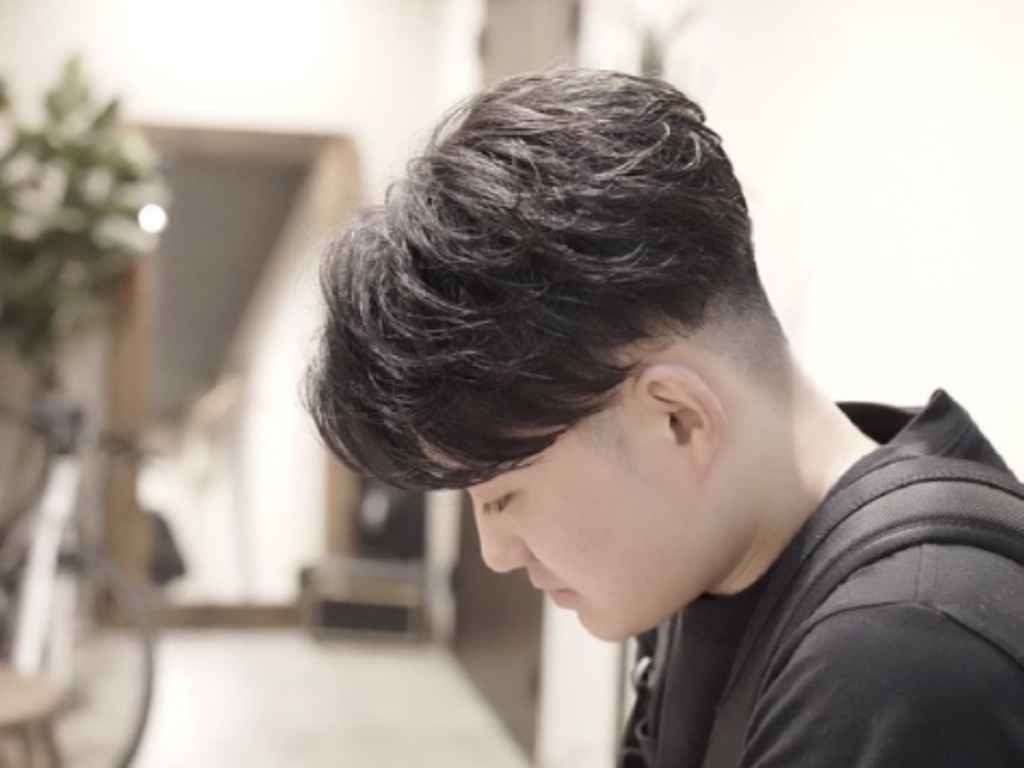 フェザーカット×マッシュカット画像