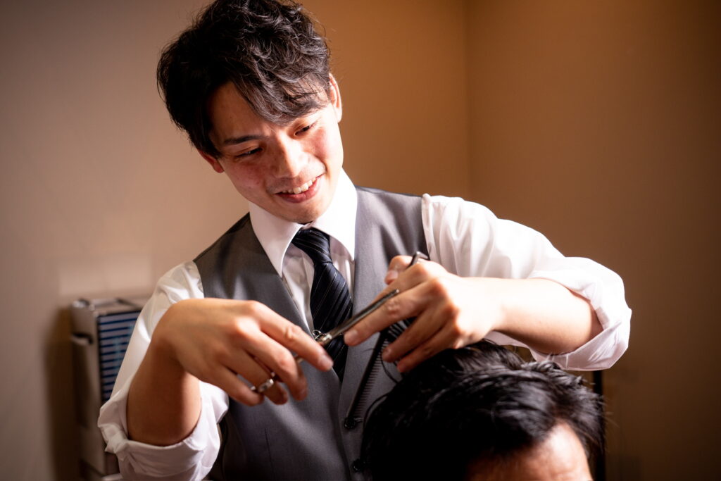 BARBER LUANES 施術風景画像